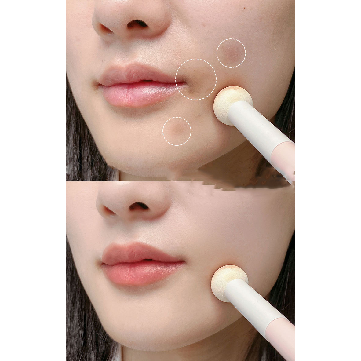 Cọ che khuyết điểm đầu nấm GECOMO chuyên nghiệp