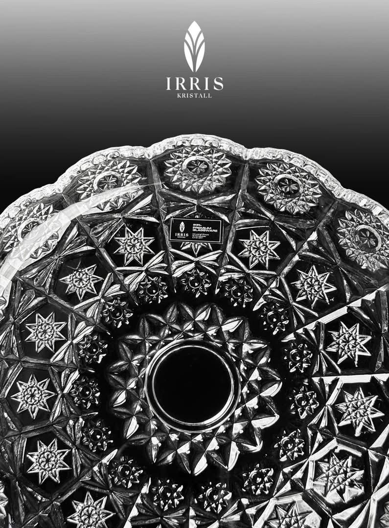 Set 7 đĩa họa tiết mài handmade Irris DE Hàng chính hãng