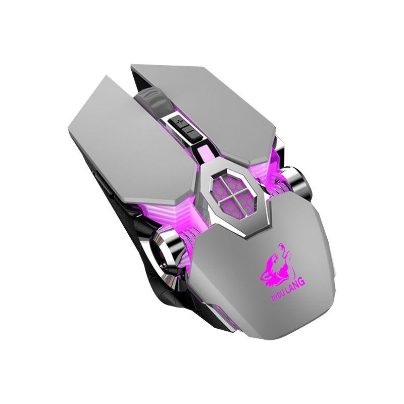 X13 Sạc Không Dây Chuột Chơi Game Tắt Tiếng Dạ Quang Hay Cơ Học Chuột Chơi Game Bộ Dropshipping