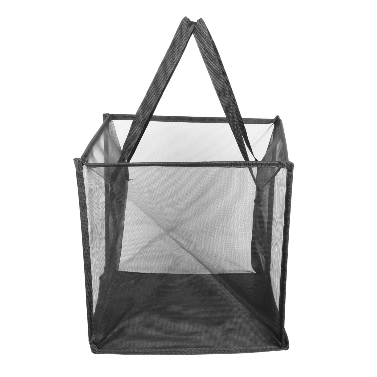 Laundry Basket Mesh Laundry Hamper with Handles Collapsible Clothes Hamper Dirty Clothes Laundry Basket for Dorm Laundry Room