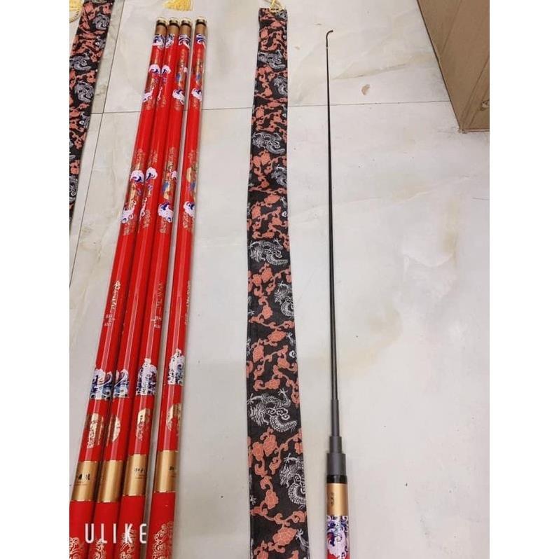 Cần câu tay 8H dài 6m3 carbon rồng đỏ cần tải cá lên tới 10kg y hình y hình 87ahsjkalasa18