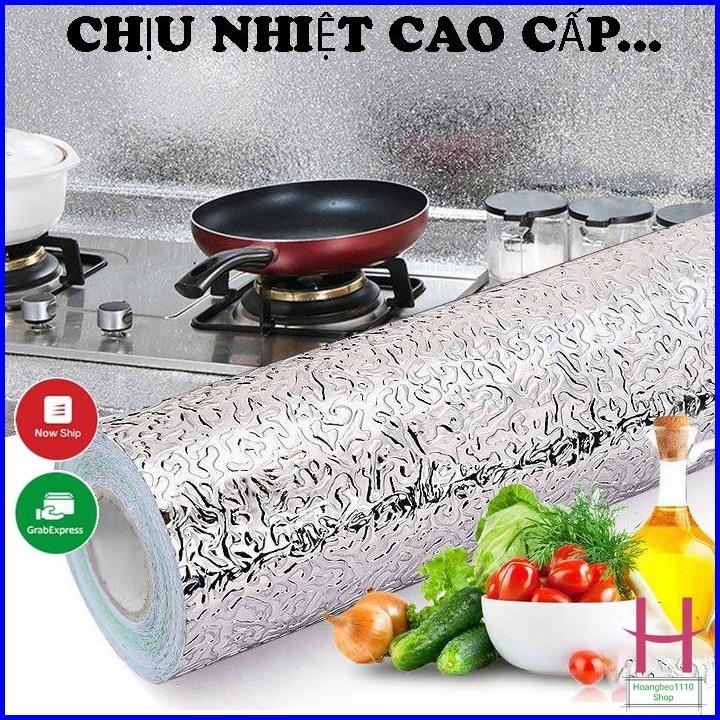 Giấy Dán Bếp Chịu Nhiệt Tốt Tráng Nhôm Cao Cấp