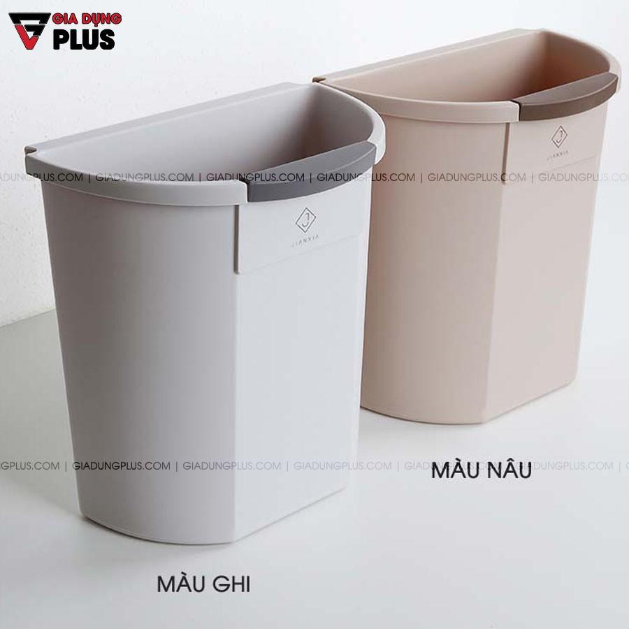 Thùng đựng rác treo cánh cửa tủ bếp đa năng 7.5L | Nhựa PP Cao Cấp | Jianxia