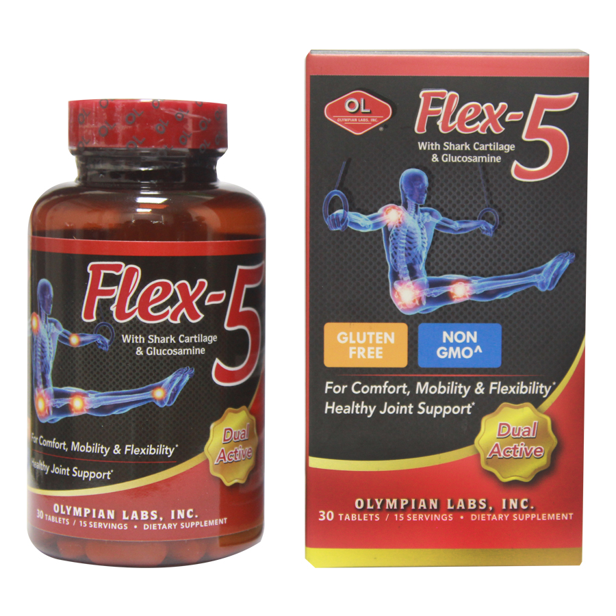 Viên Uống Olympian Labs Flex-5 Chăm Sóc Sức Khoẻ Xương Khớp 30 Viên