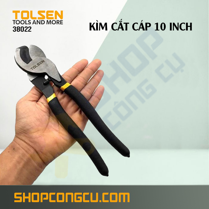 Kìm cắt cáp 10 inch Tolsen 38022