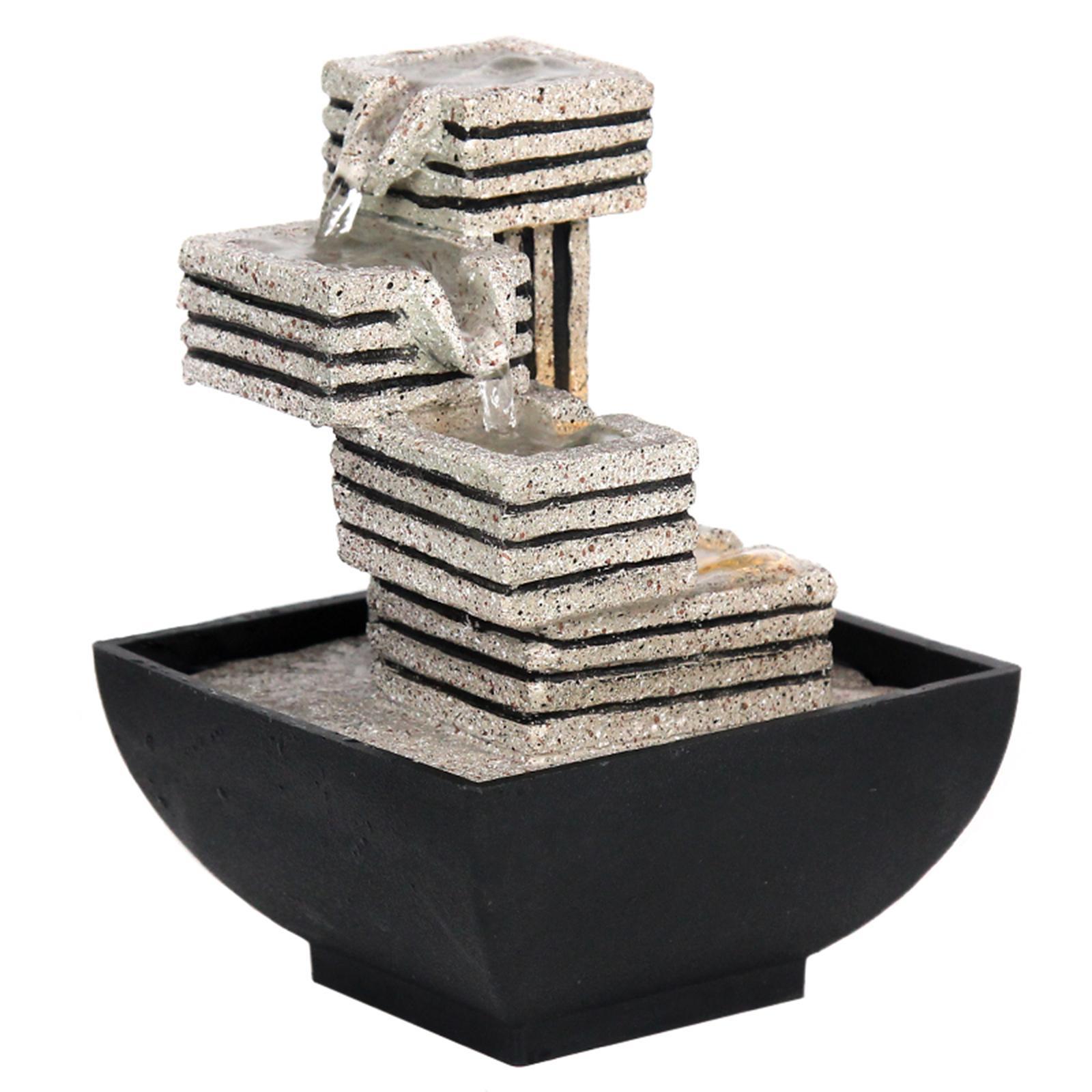 Indoor Water Fountain Waterfall Fountains Tabletop Fountain for Ornaments