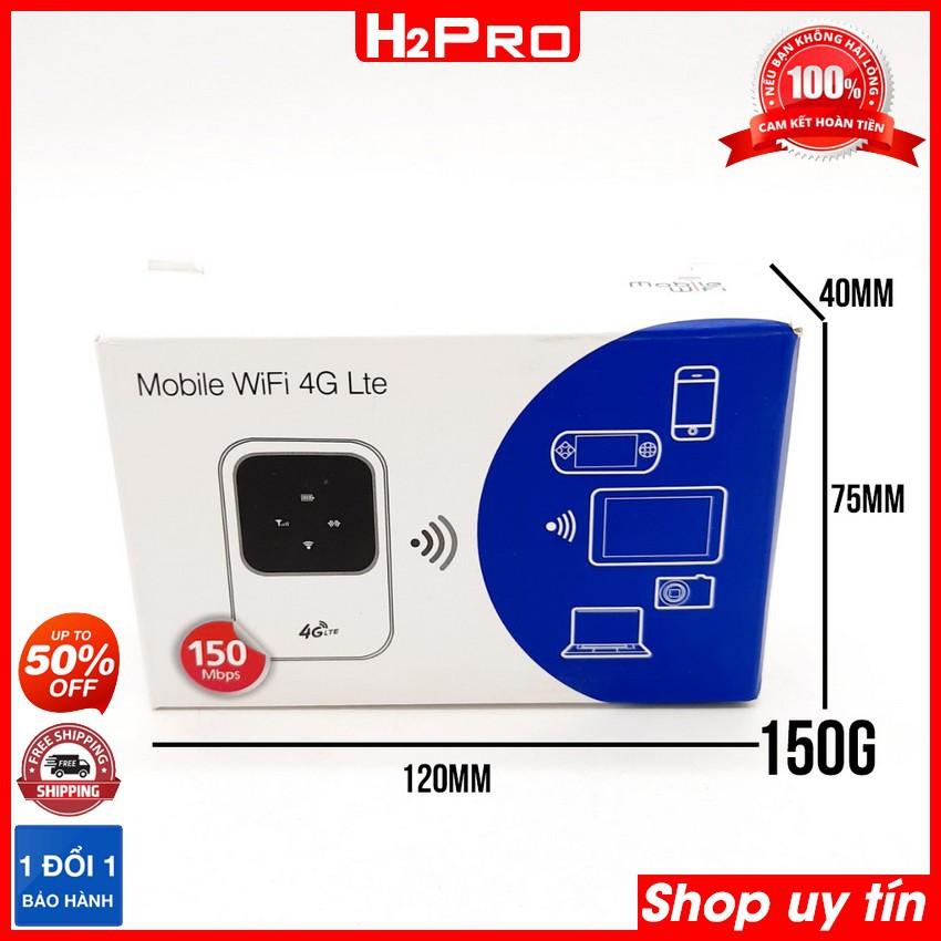 Bộ phát wifi 4G LTE H2Pro 150Mbps, bộ phát wifi 4g giá rẻ