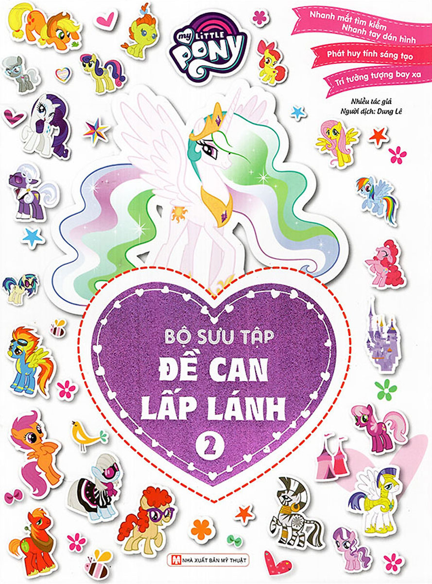 Combo 2 Cuốn My Little Pony - Bộ Sưu Tập Đề Can Lấp Lánh