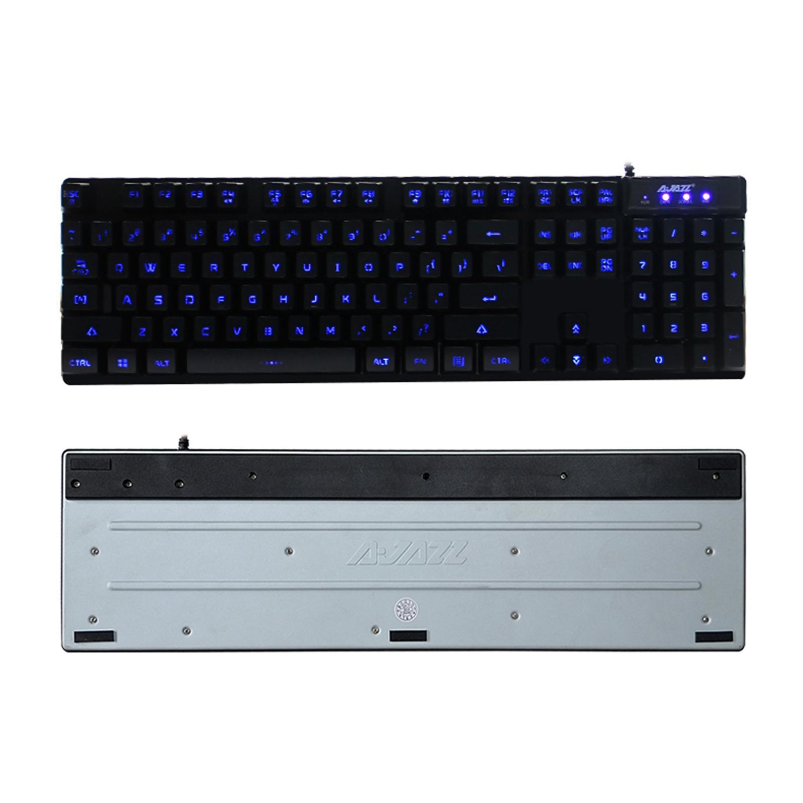 Gaming Keyboard 104Key Computer RGB Keys  Working Daily Use