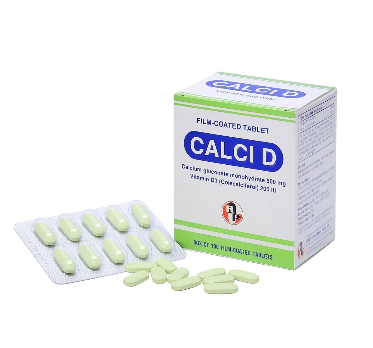 COMBO 2 TẶNG 1 TPCN Viên uống giúp bổ sung canxi và vitamin D3 cho người lớn tuổi,phụ nữ sau mãn kinh và trẻ em đang phát triển chiều cao...-CALCI D-hộp 100 viên
