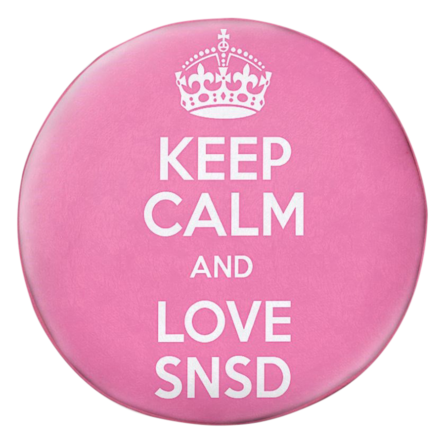 Gối Ôm Tròn Keep Calm And Love SNSD - GOKK074