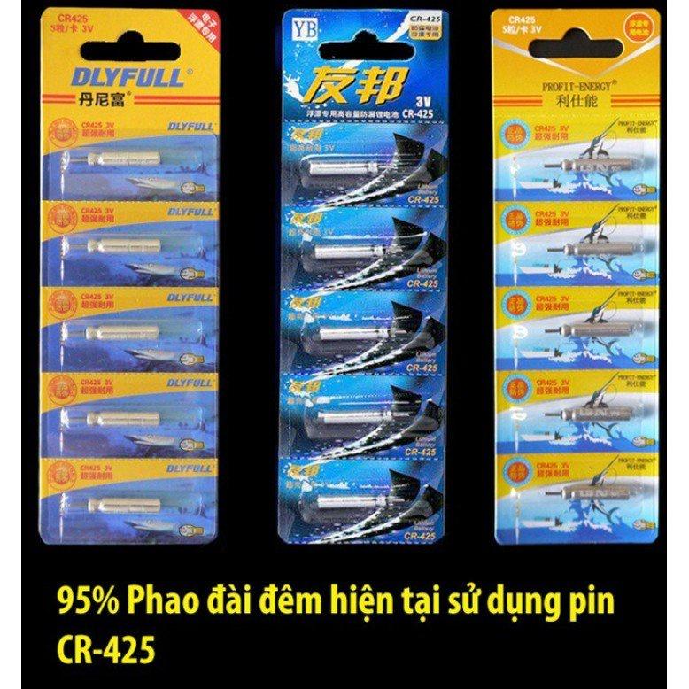 Pin Điện Tử CR-425 Chuyên lắp phao câu đài câu đêm Thời lượng sử dụng: 60 giờ PIN-CR-425