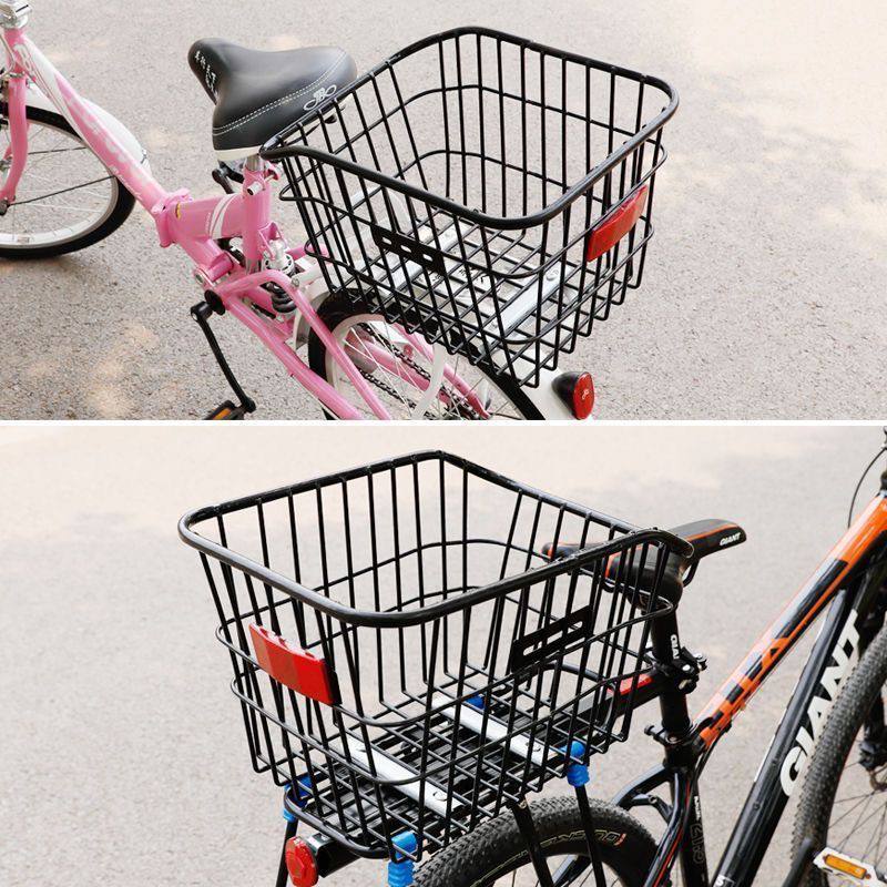 Giỏ Sau Xe Đạp GX-029 Thép Kim Loại - Chứa Đồ, Hành Lý, Dùng Đi Phượt, Phù Hợp MTB Có Baga (full phụ kiện + kèm dây) - Mai Lee