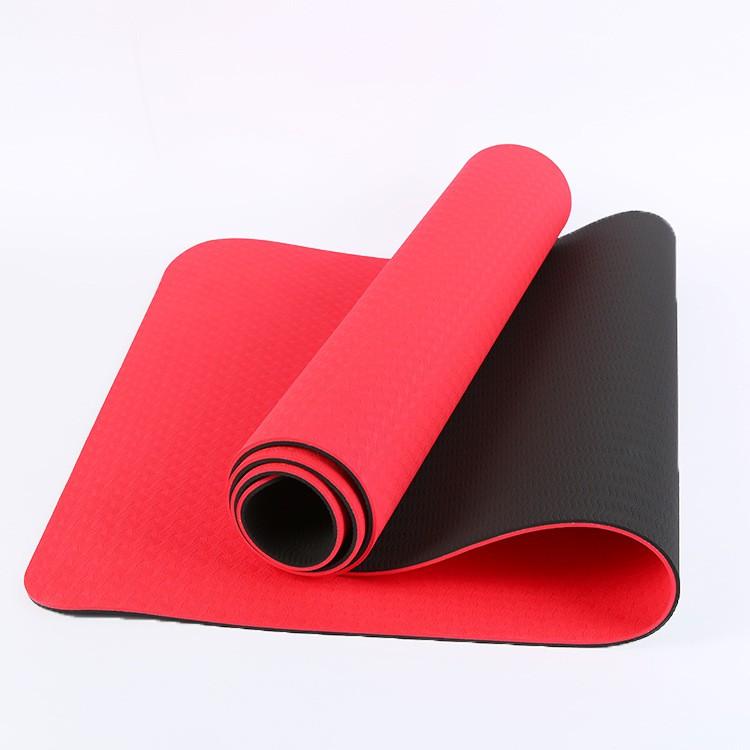 THẢM TẬP YOGA TPE CAO CẤP 2 LỚP 6MM ĐẾ CHỐNG TRƠN TRƯỢT