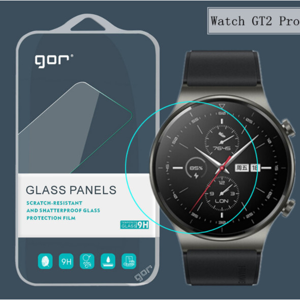 Bộ 3 Kính Cường Lực GOR cho Huawei Watch GT2 Pro  _ Hàng Nhập Khẩu
