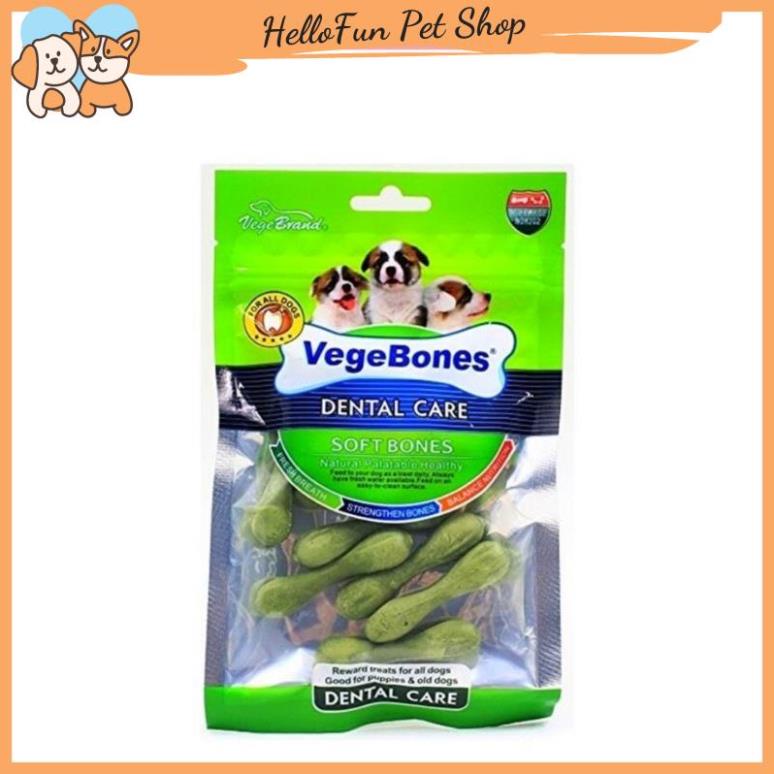 Xương gặm làm sạch răng, mượt lông, bổ sung canxi cho chó Vegebones