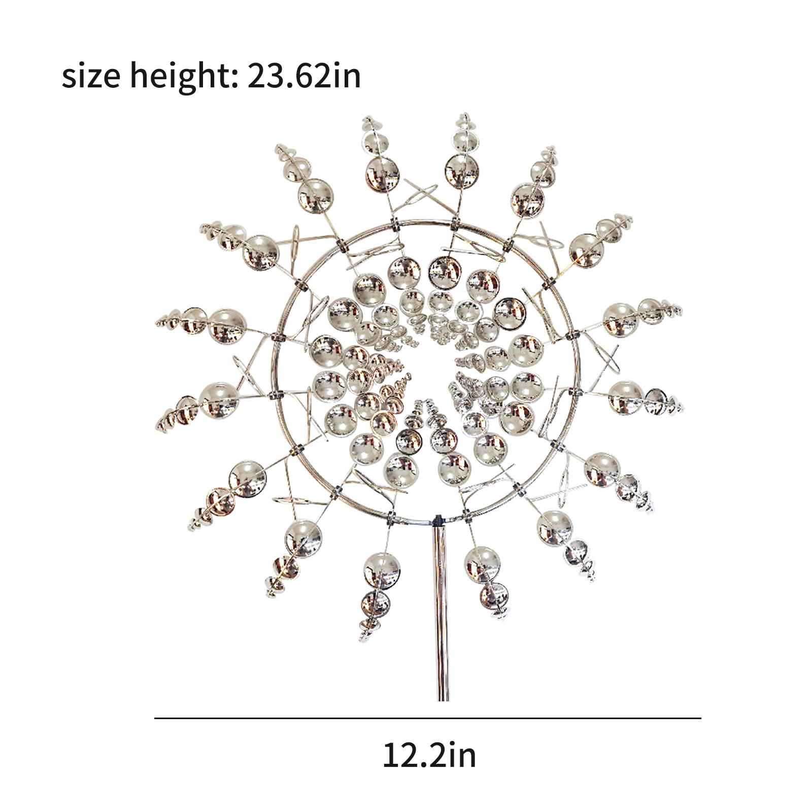 Cối Xay Gió Bằng Kim Loại Độc Đáo 31Cm