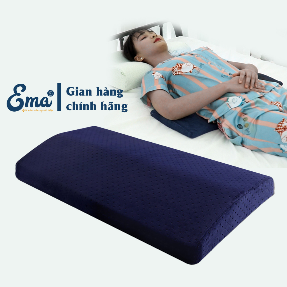 Đệm thắt lưng tam giác Ema thế hệ 2 - Rộng hơn - Thoải mái xoay trở - Dành cho người thoát vị thắt lưng, bà bầu, người cao tuổi