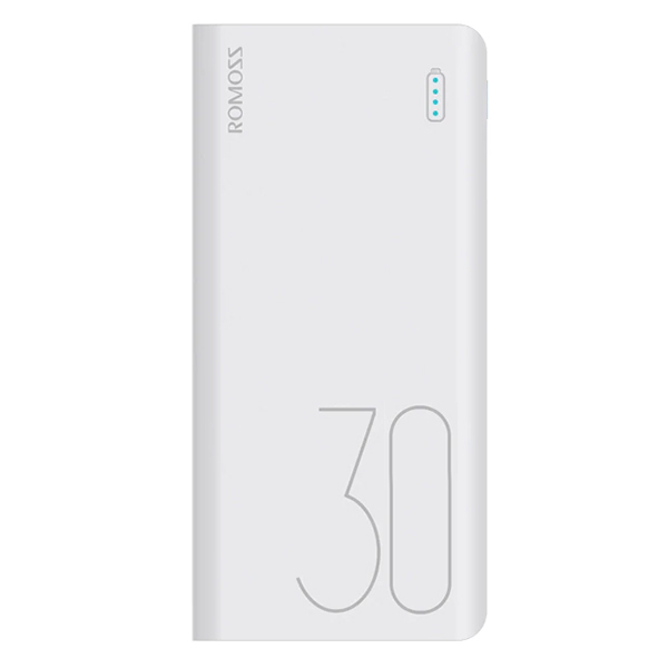 Pin Sạc Dự Phòng Romoss Sense 8 30000mAh (Trắng) - Hàng Nhập Khẩu