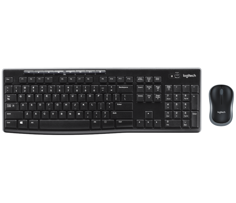 Bộ bàn phím chuột không dây Logitech MK270r - Hàng Chính Hãng - Bảo Hành 36 Tháng