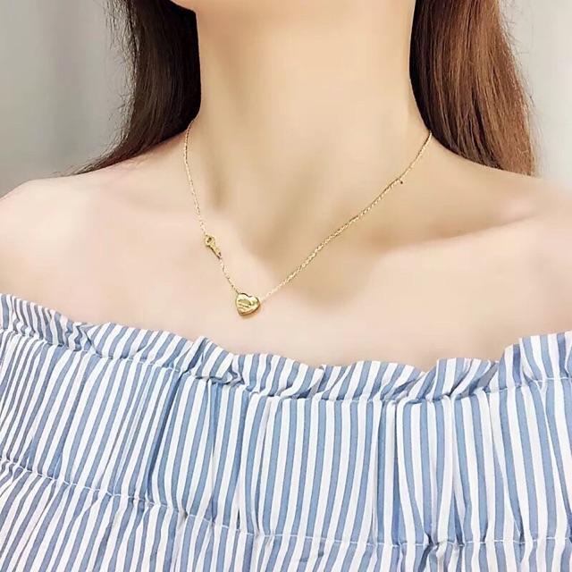 Dây chuyền titan tim love DTZ121