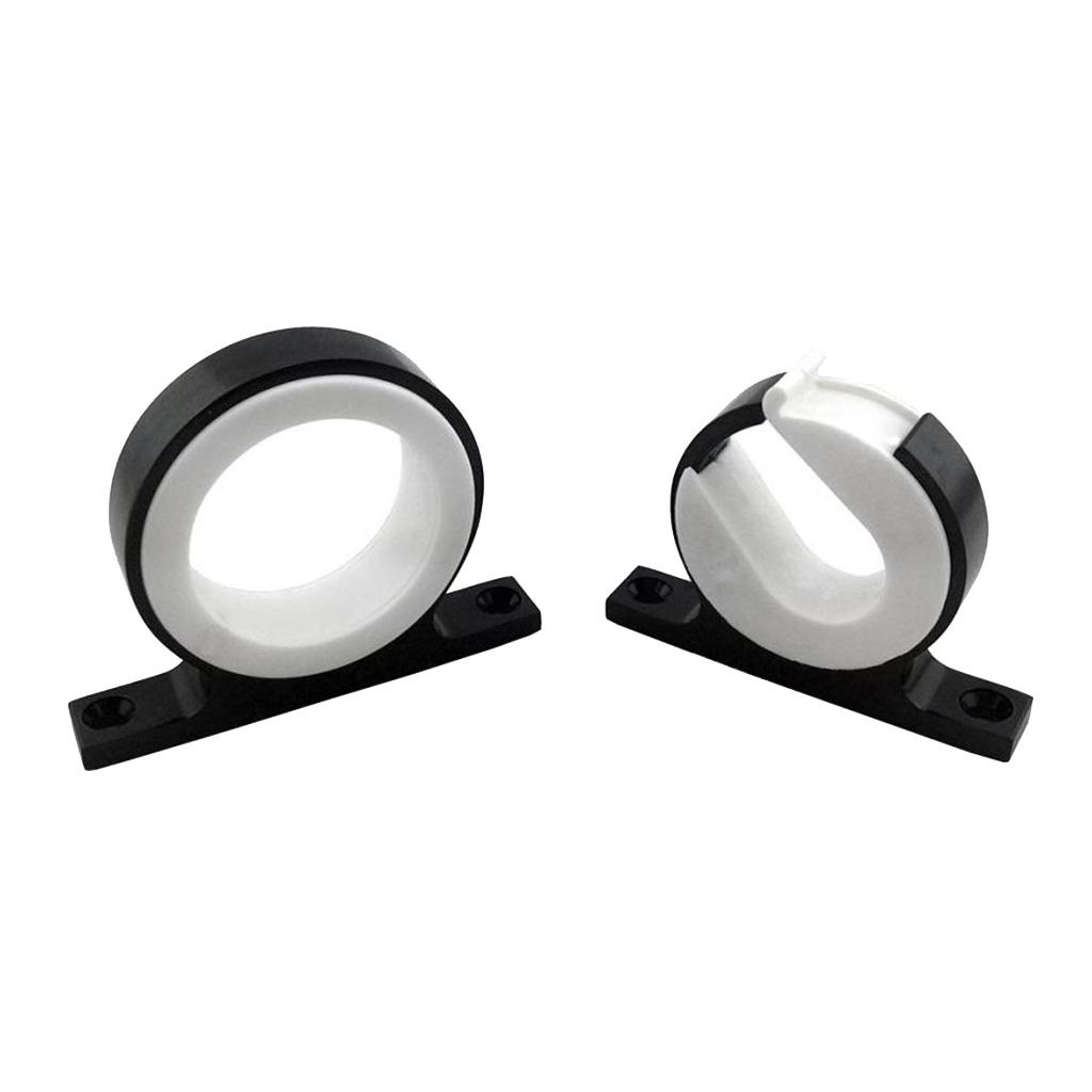 2X Hợp Kim Màu Đen Xả Núi Tàu Đánh Cá Giữ Cần Chân Đế Cho Thuyền Kayak Thuyền Buồm