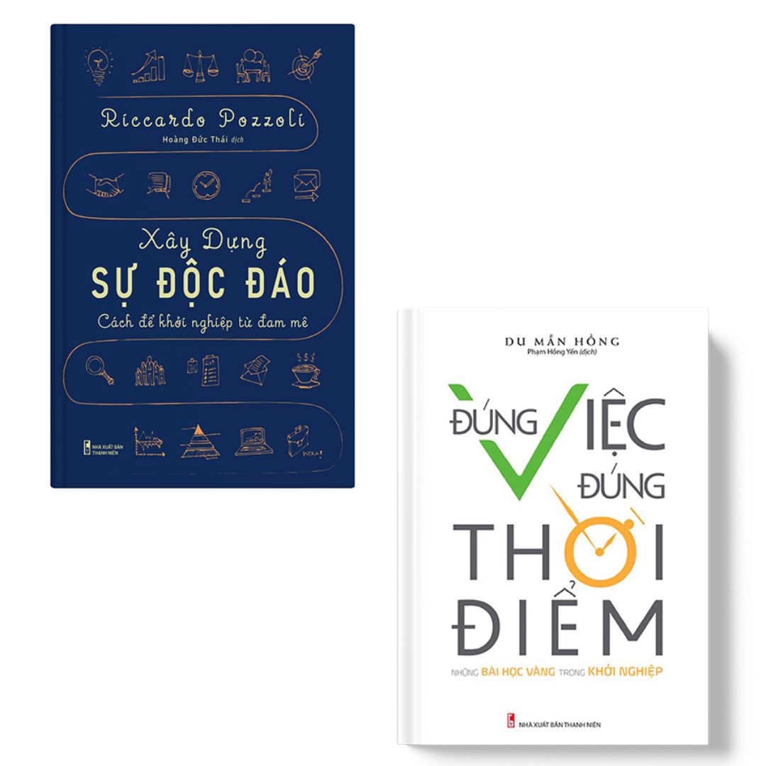 Combo sách: Đúng Việc Đúng Thời Điểm & Xây Dựng Sự Độc Đáo