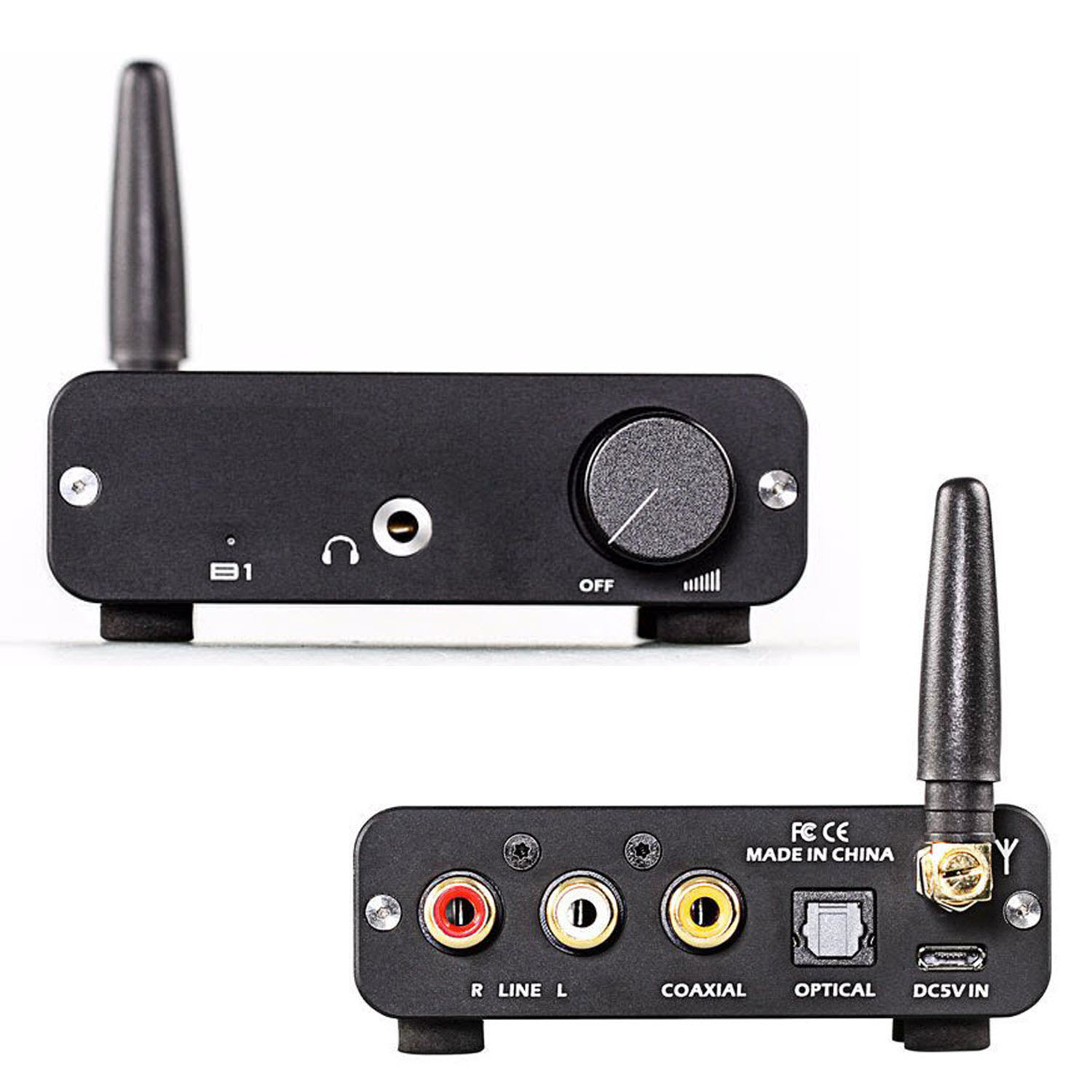 Bộ Giải Mã Âm Thanh DAC Bluetooth 4.2 &amp; NFC, aptX. - Dac Bluetooth 4.2 &amp; NFC, aptX, Audio B1 - B1 HiFi Stereo Audio Bluetooth CSR 4.2 Receiver DAC with NFC AnZ