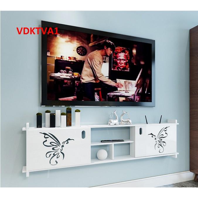 Kệ tivi treo tường thiết kế đơn giản VDKTA1_ Nội thất lắp ráp