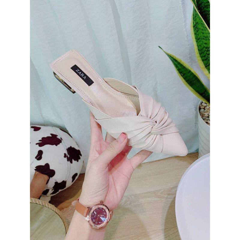 SỤC DA MỊN NƠ DÚM GÓT VUÔNG VÀNG - 2P