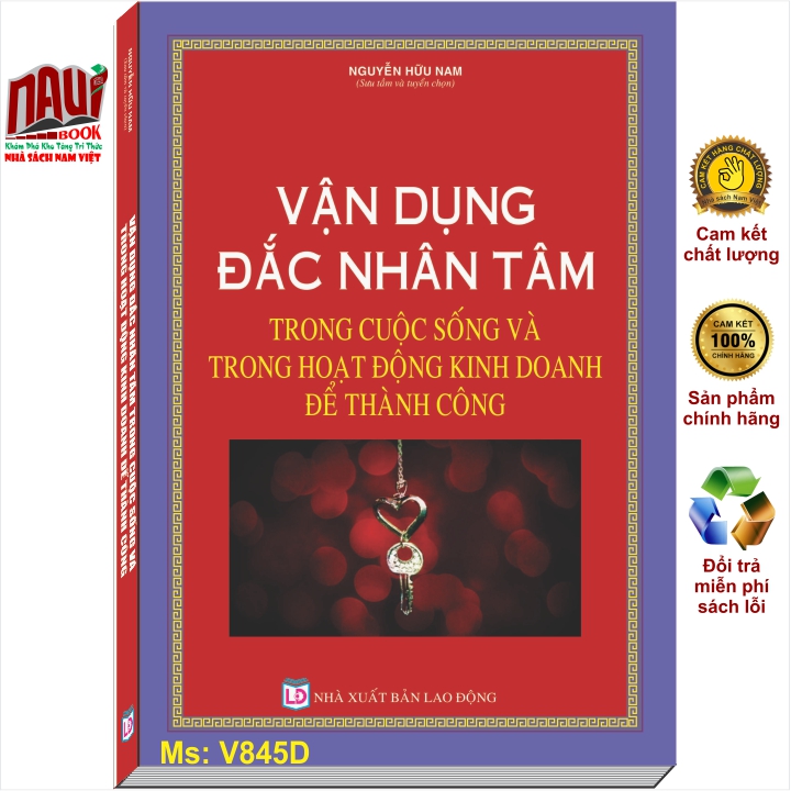 Sách Vận Dụng Đắc Nhân Tâm Trong Cuộc Sống Và Trong Hoạt Động Kinh Doanh Để Thành Công - V845D