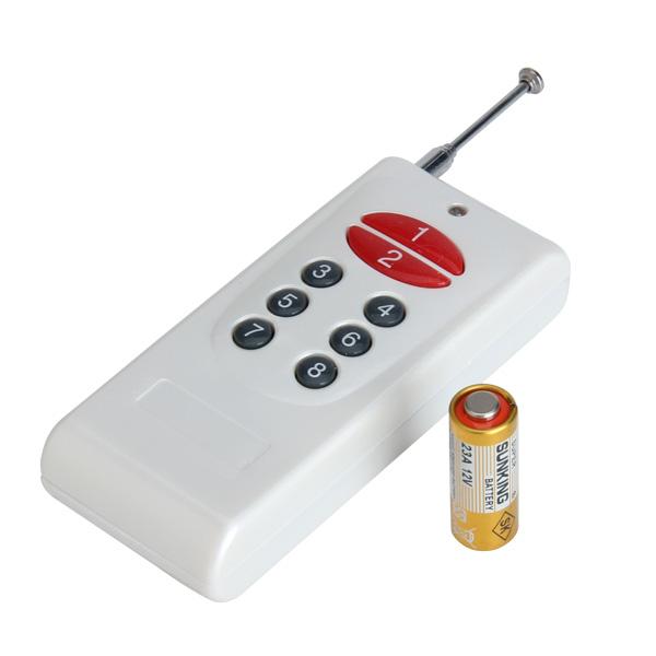433MHz 8CH RF Wireless Remote Control Transmitter + Receiver for TV Monitor NEW