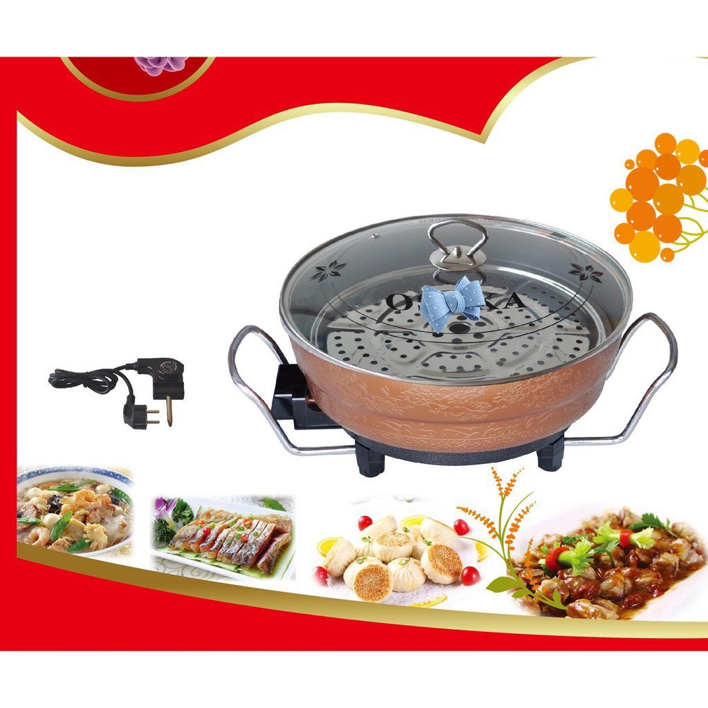 Nồi Lẩu Điện Đa Năng, Chảo Nồi Lẩu Đa Năng Cao Cấp Công Nghệ Nhật Bản - Hàng Chính Hãng Asstar
