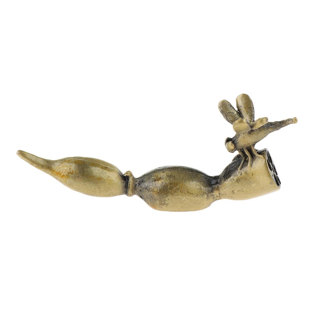 Exquisite Chinese Calligraphy Brush Rest/Holder with Lotus Root Design A