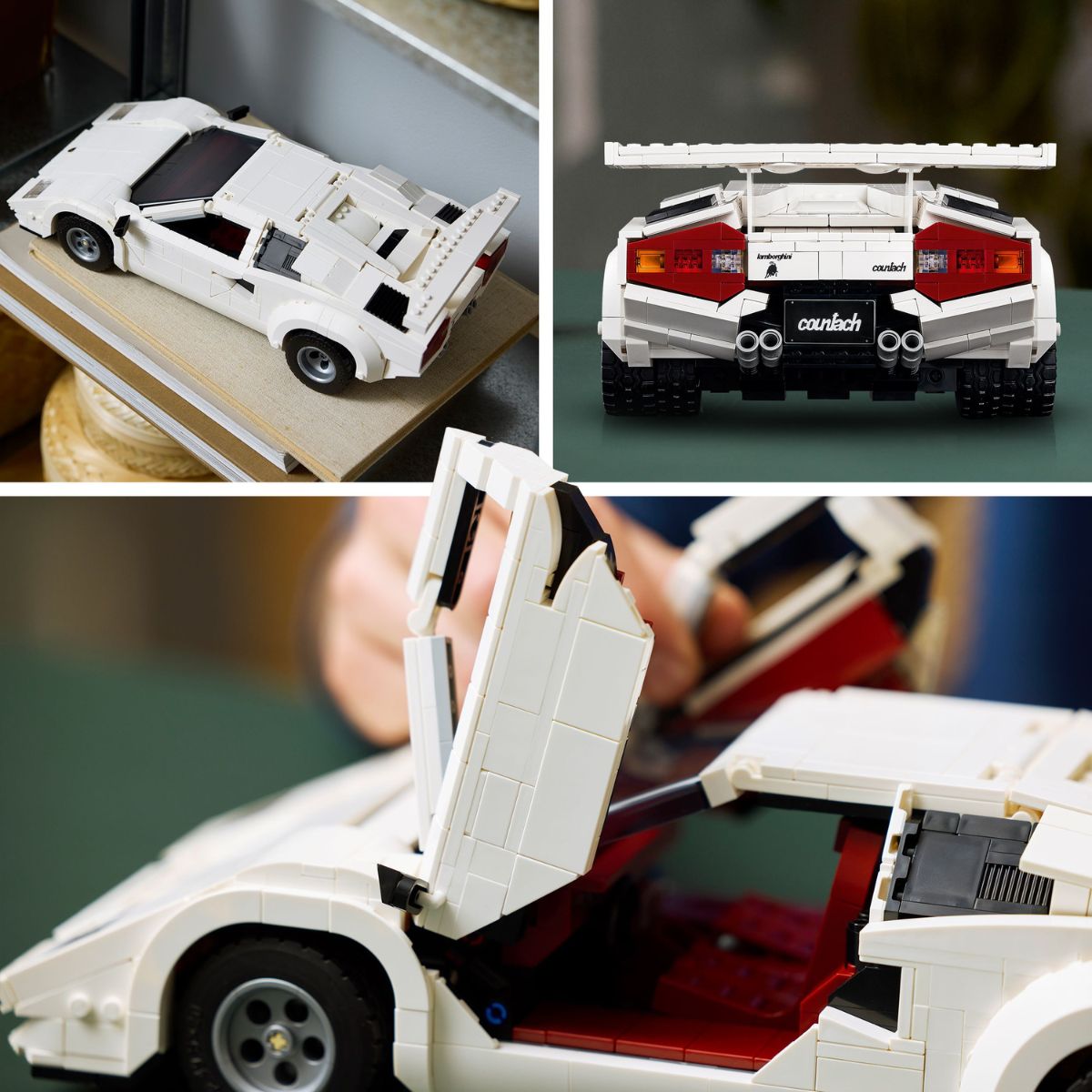 LEGO ICONS 10337 Đồ Chơi Lắp Ráp Lamborghini Countach 5000 Quattrovalvole (1506 chi tiết)