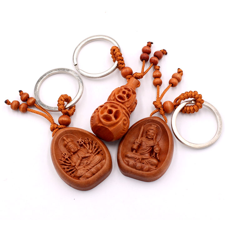 Combo 3 móc khóa Phật Thiên Thủ Thiên Nhãn - Bất Động Minh Vương - Hồ Lô - an khang, thịnh vượng