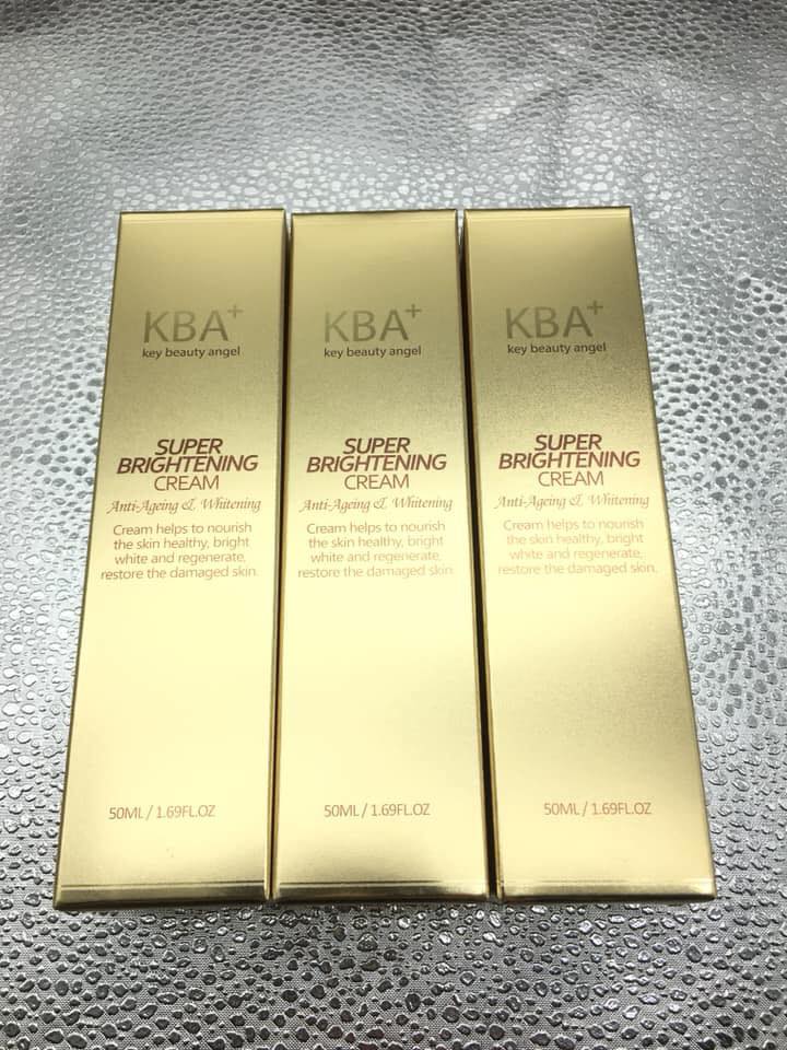 Kem Dưỡng Trắng Chống Lão Hóa KBA SUPER BRIGHTENING CREAM - Hàng Chính Hãng KBA Nhập Khẩu Hàn Quốc