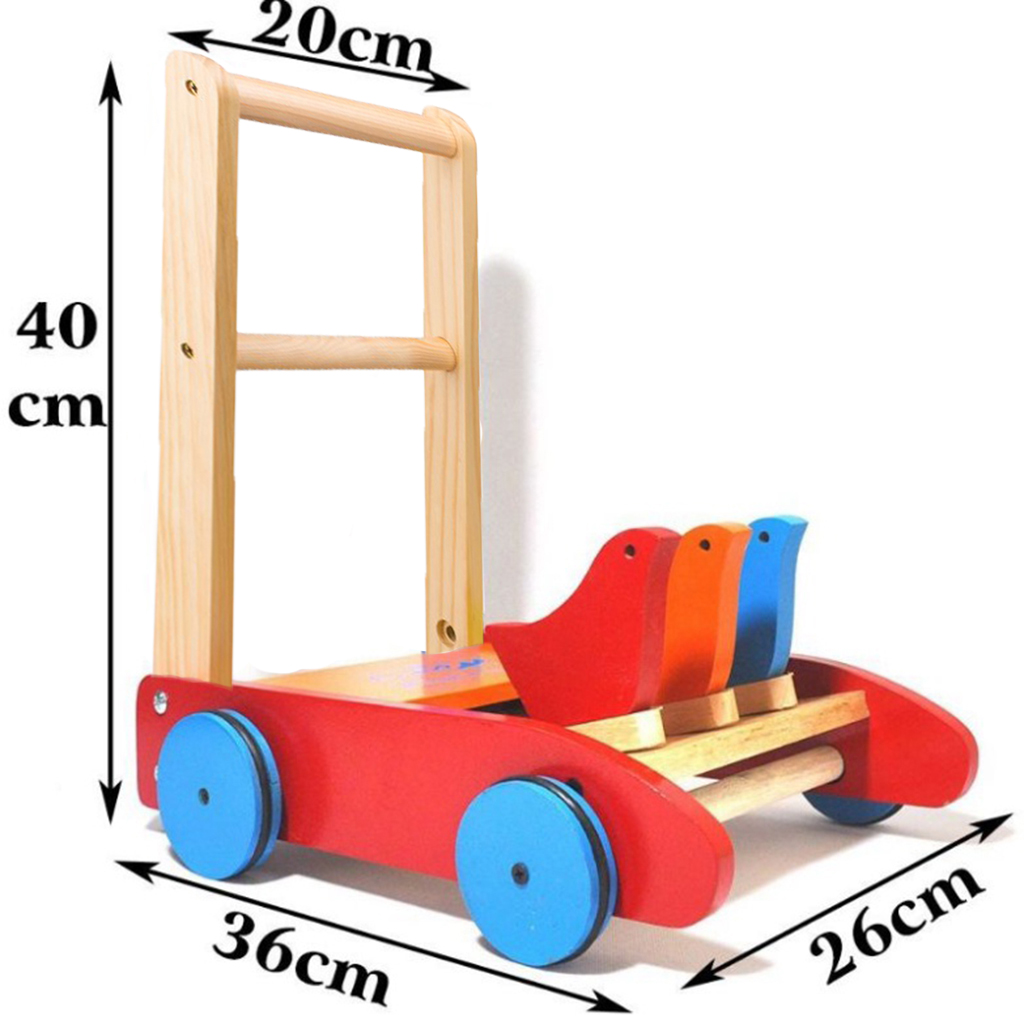 Xe Gỗ  Gà Cao Cấp Tập Đi Cho Bé