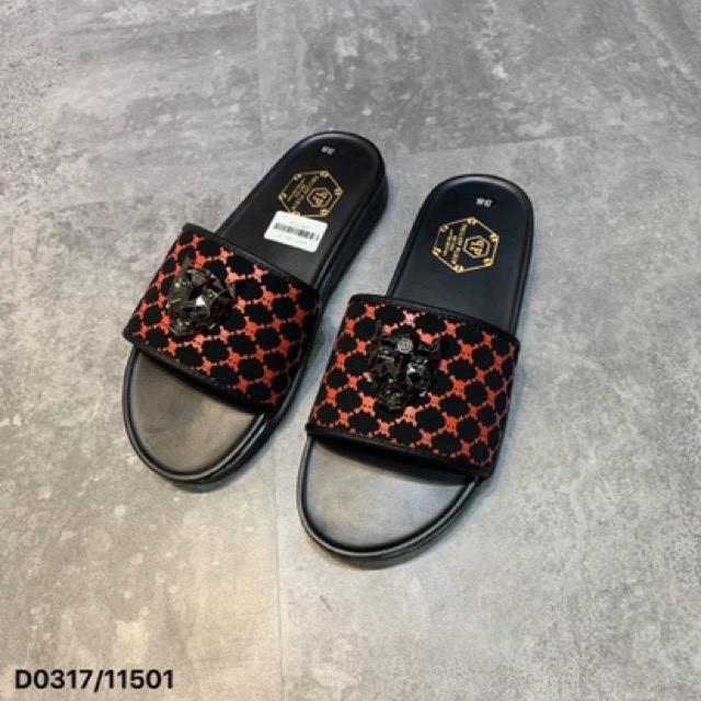 Dép nam siêu đẹp 3 phối màu mác tàu vân quỷ trẻ trung