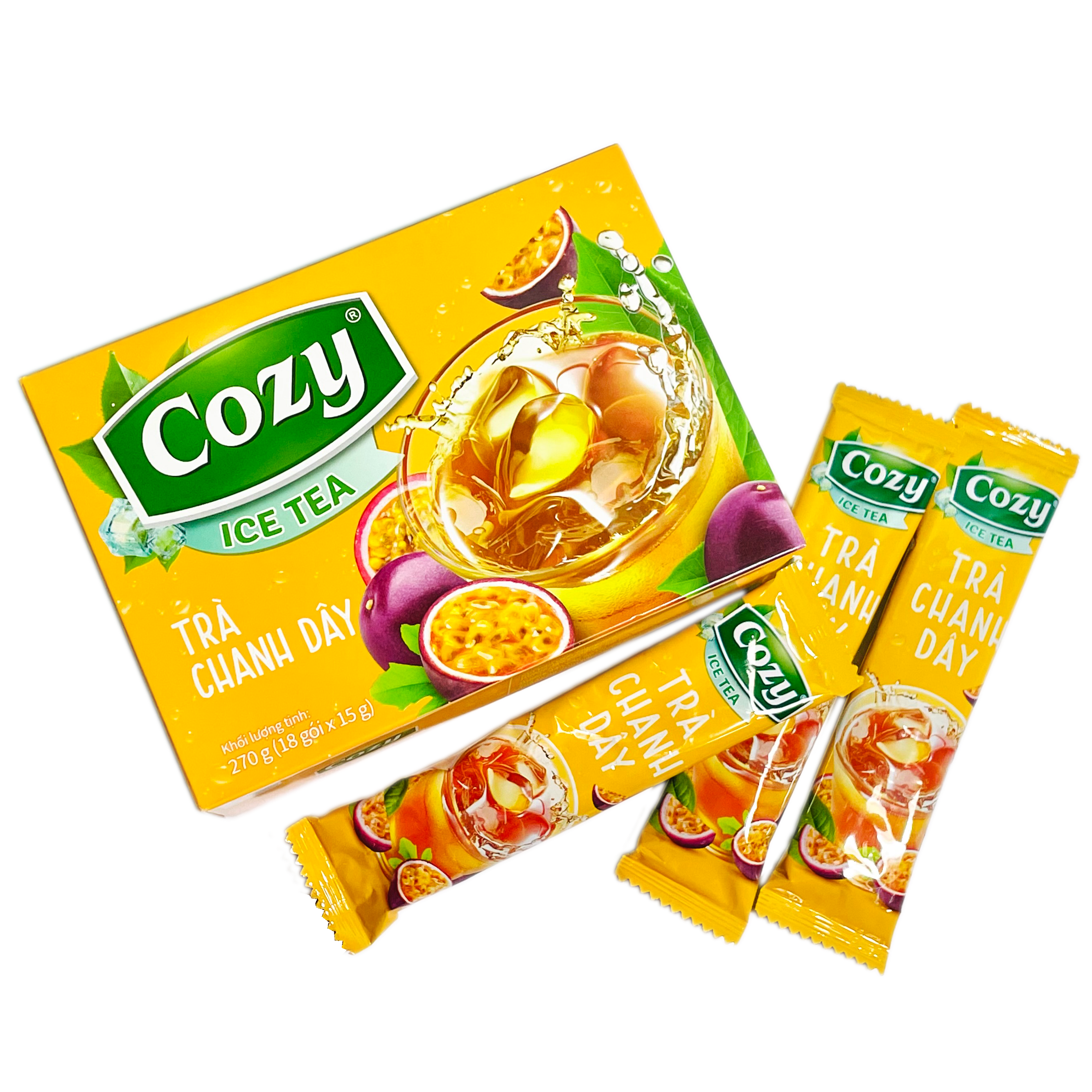 Cozy Trà Hòa Tan Chanh Dây (Hộp 18 gói x 15g )