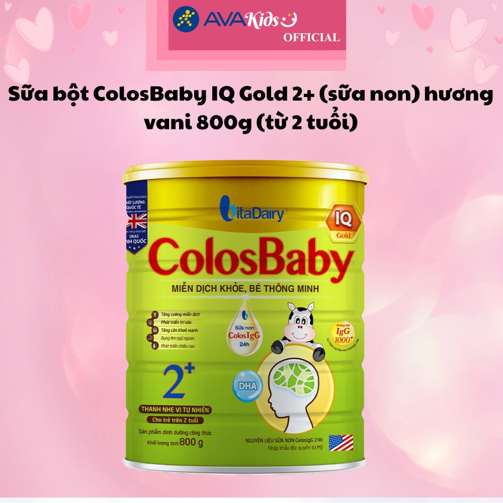 Sữa Bột Colosbaby IQ Gold 2+ 800g - Lon - Hàng chính hãng - Hàng Chính Hãng