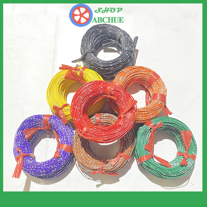 Cuộn 100 mét dây điện nhật lõi đồng 0.8mm