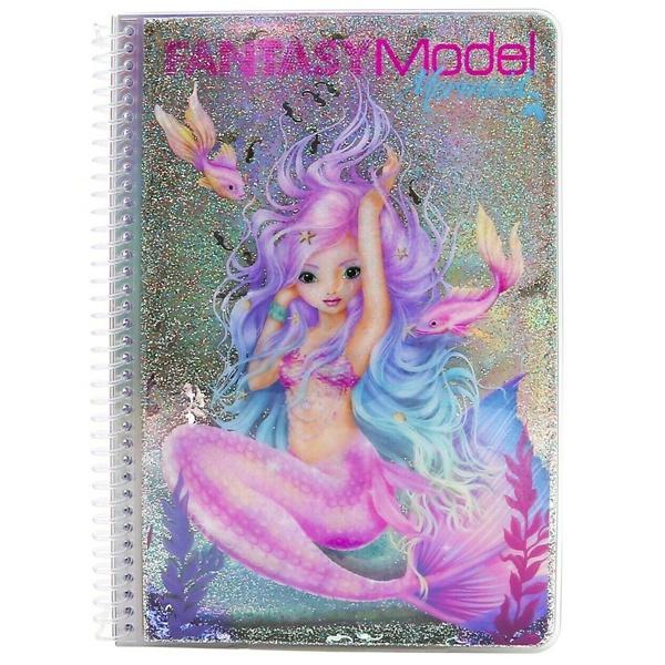 Vở TM410472 BST sticker thiết kế thời trang Fantasy Model Sticker Book MERMAID TM410472