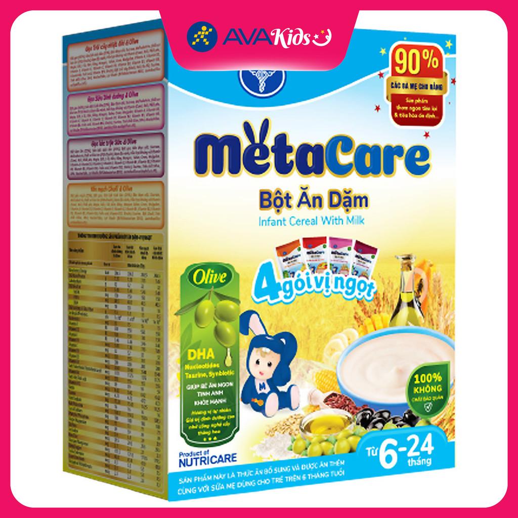 Bột ăn dặm MetaCare 4 vị ngọt hộp 200g (6 - 24 tháng) - Hàng Chính Hãng