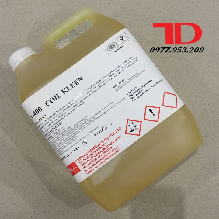 Chất tẩy rửa dàn nhôm COIL-KLEEN 5 lít