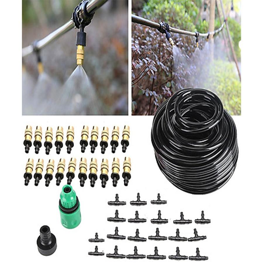 Bộ KIT Phun Sương Tưới Cây 20 Béc Bằng Đồng