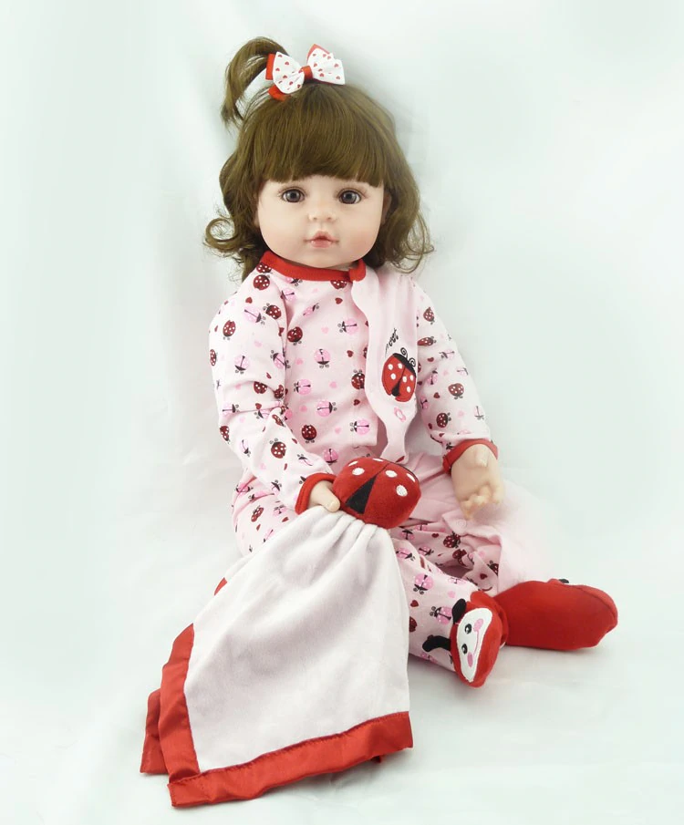 Búp Bê Tái Sinh BQuà sinh nhật cho trẻ em 42 cm 16 inch Quà sinh nhật cho trẻ em Reborn Vinyl Doll