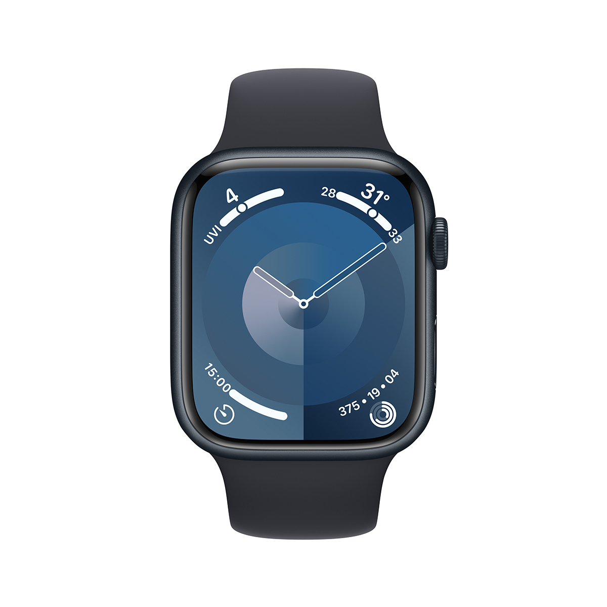 Apple Watch Series 9 GPS Sport Band (Viền Nhôm, Dây Cao Su)