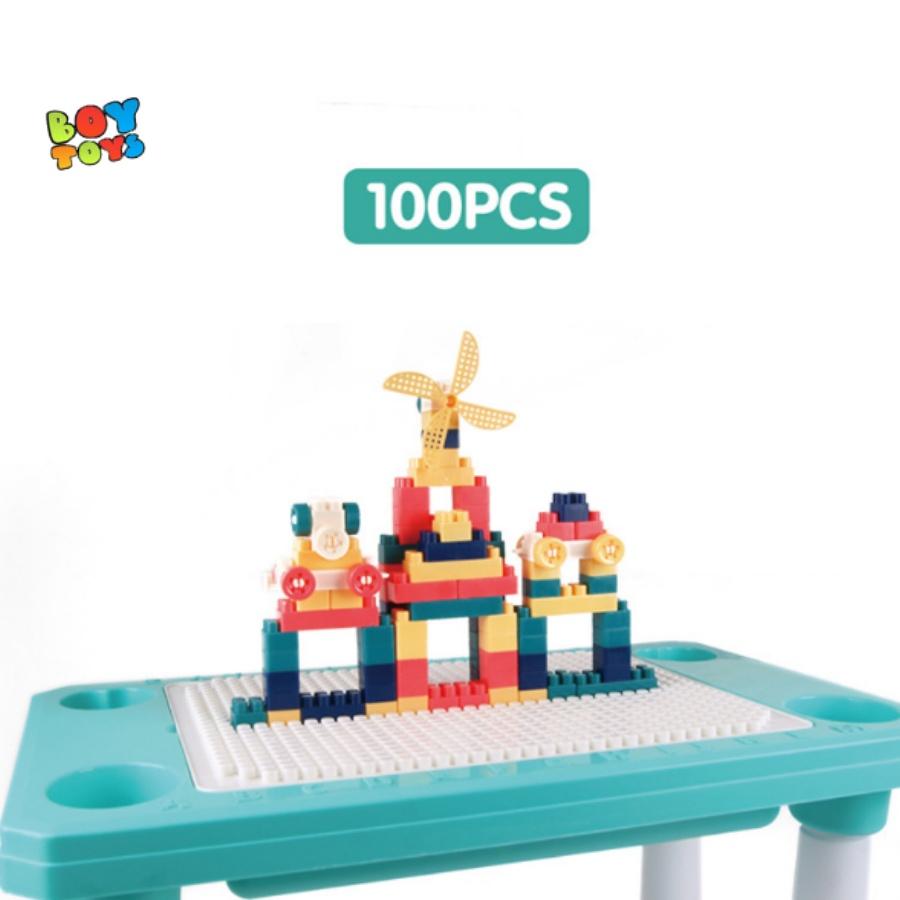 Bàn chơi lego xếp hình lắp ráp đa năng cho bé thỏa sức sáng tạo (Learn Building Blocks)