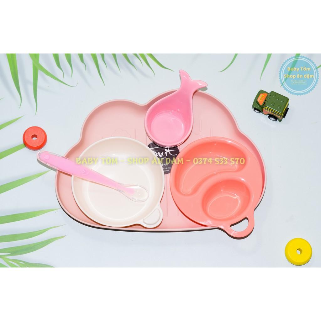 Set bát ăn dặm NHỰA PAKU PAKU